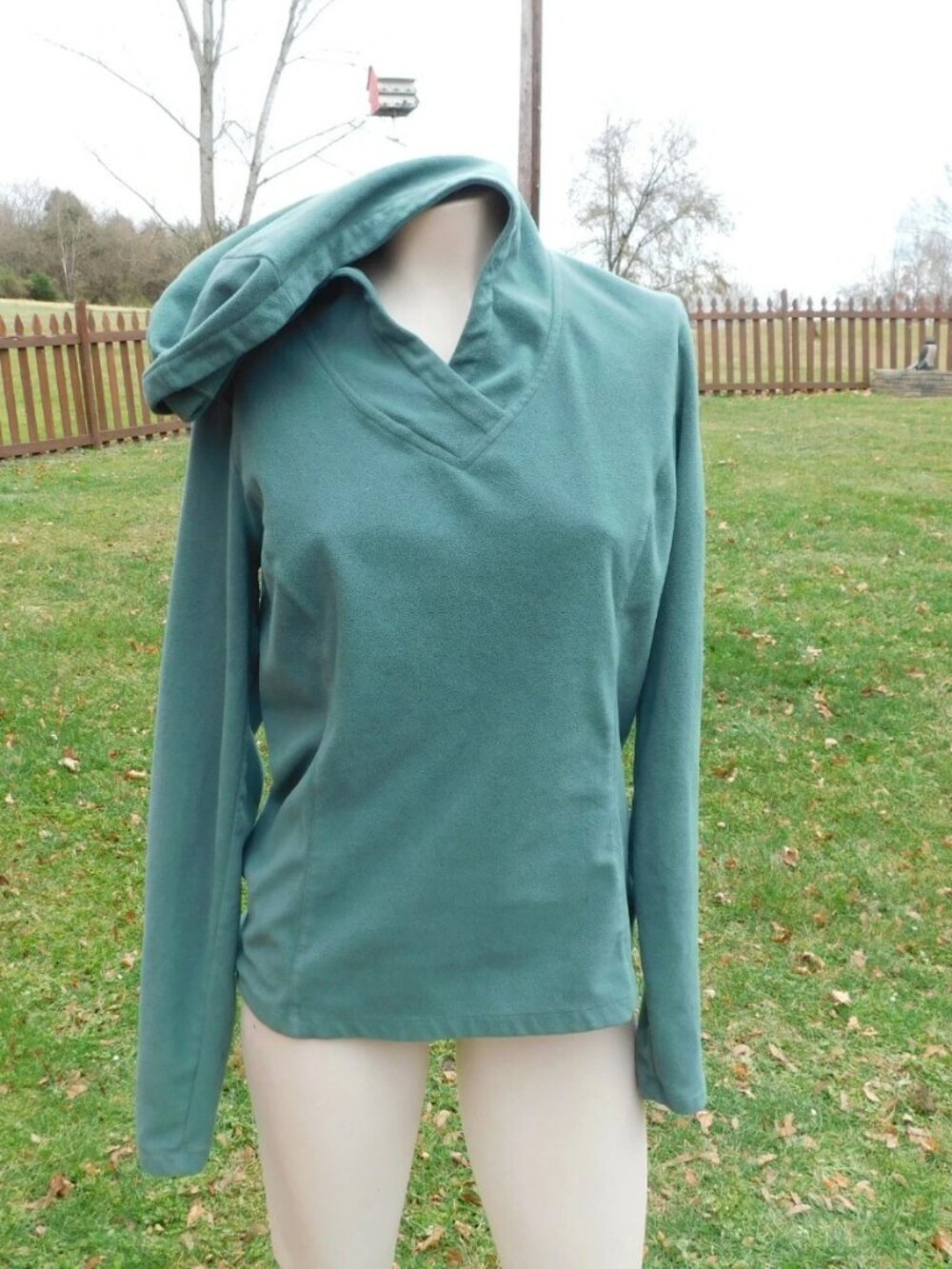 REI Hooded Pullover Fleece Shirt Size XS Womens